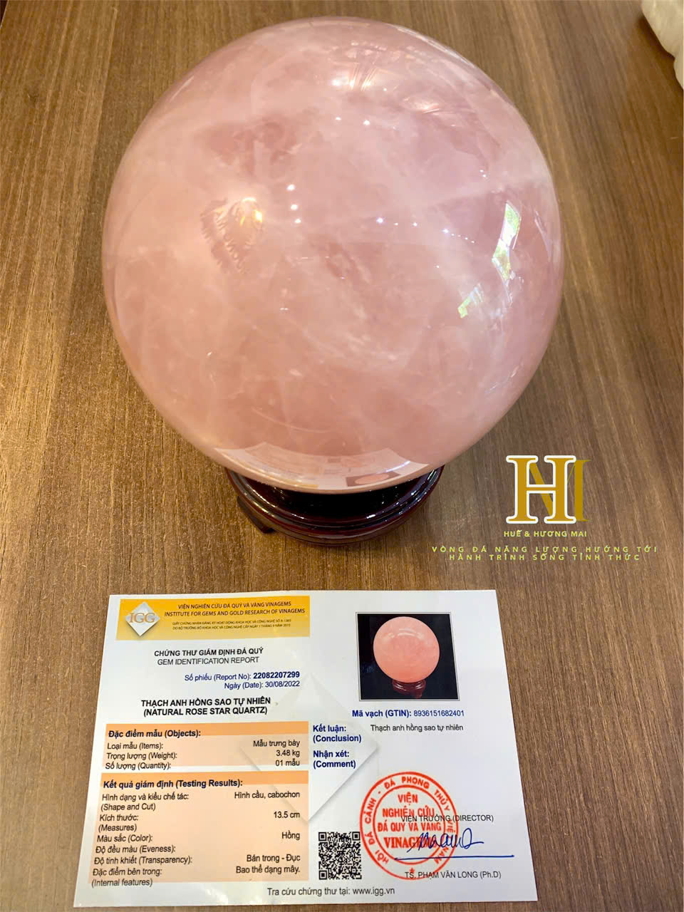 BI CẦU THẠCH ANH HỒNG SAO TỰ NHIÊN – NUÔI DƯỠNG YÊU THƯƠNG VÀ BÌNH AN - Image 4