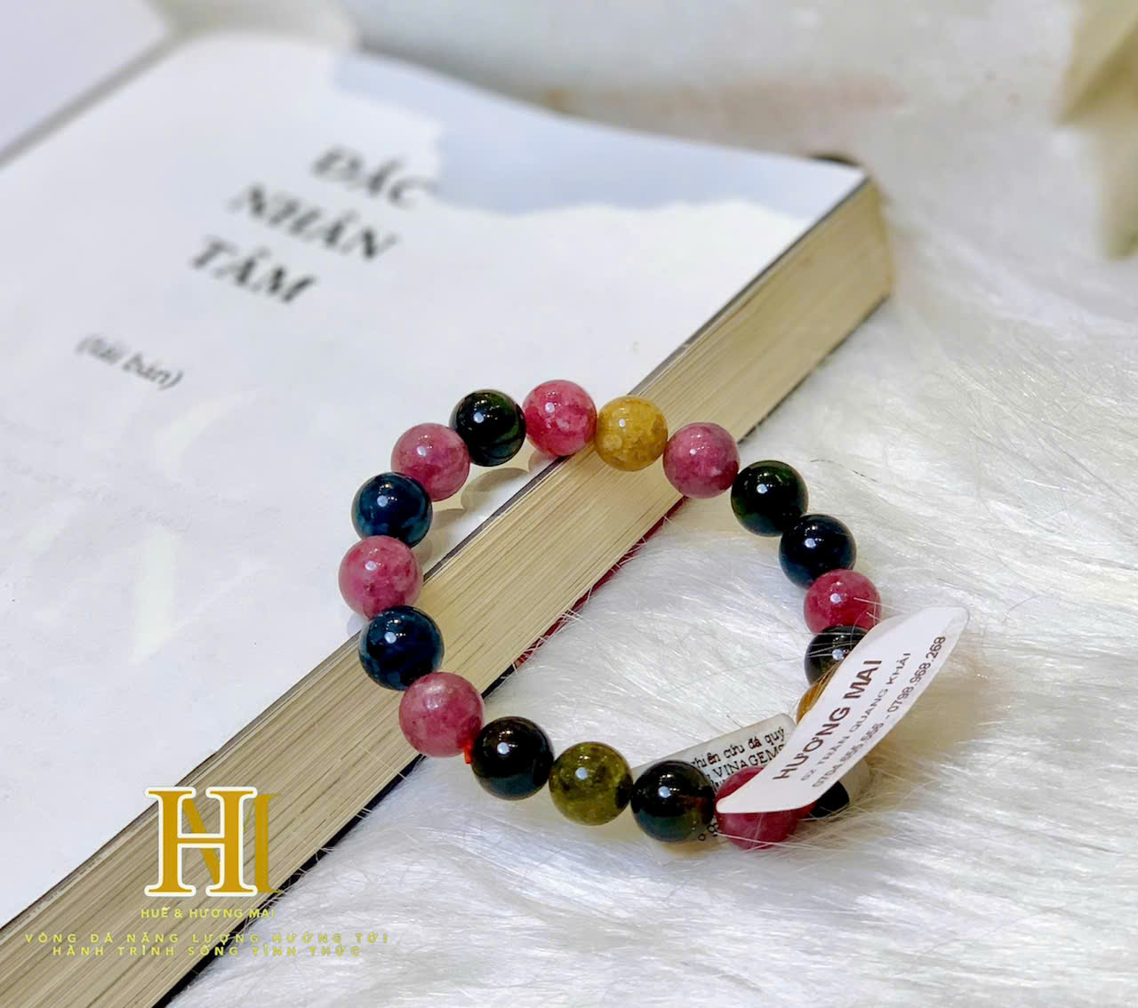 VÒNG TAY TOURMALINE 10LY ĐA SẮC