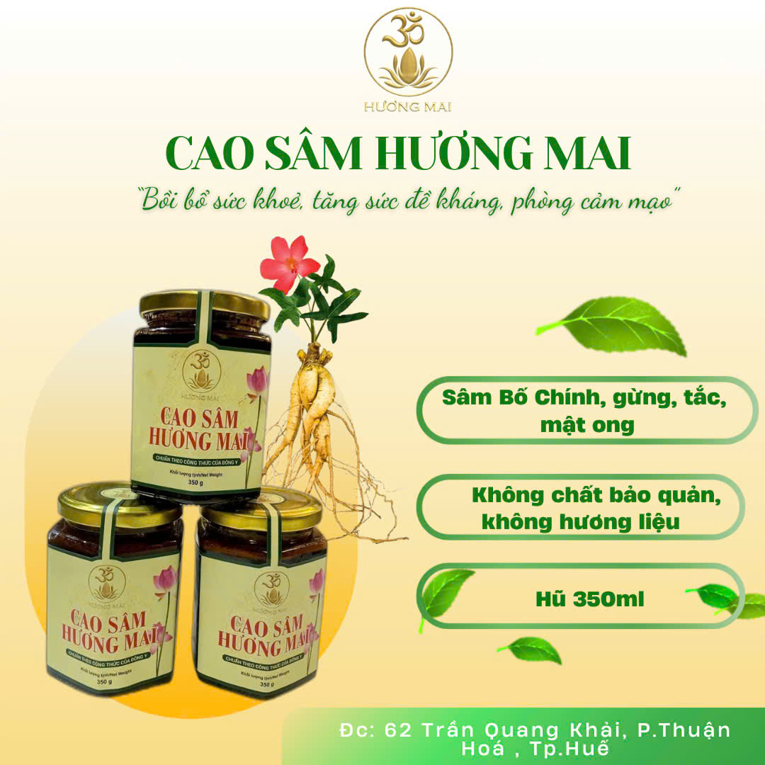 Cao Sâm Gừng Tắc Mật Ong - 350g