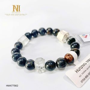 Vòng tay đá Pietersite mix charm